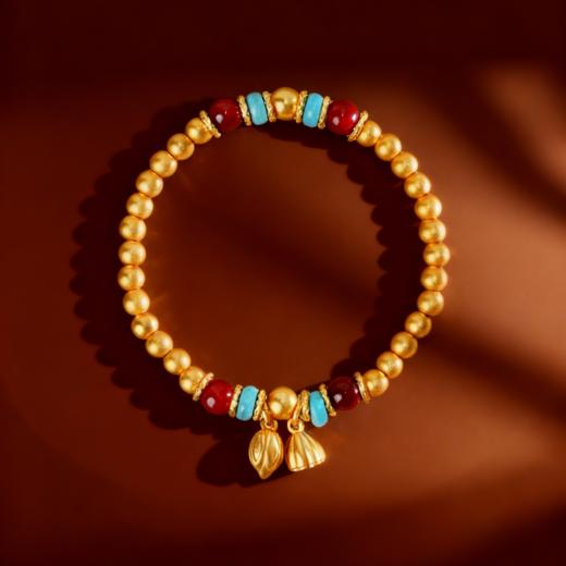 新款！灵珠 沙金手串/项链/福禄罗盘 手工串珠 多款可选 商品图1