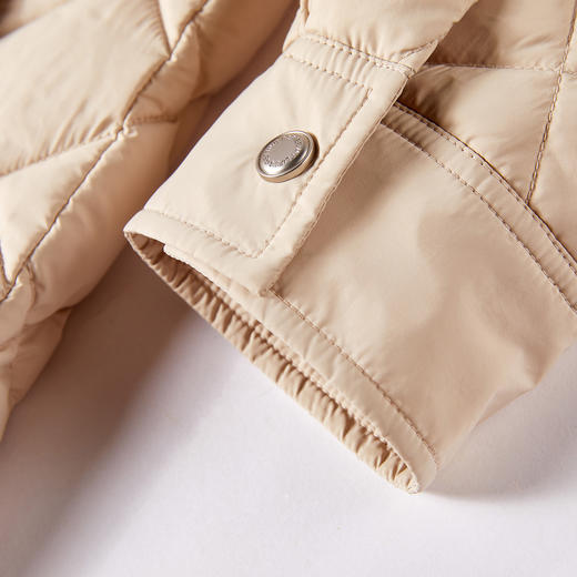 NPC撞色翻领菱格羽绒服90白鸭绒夹克保暖防风外套冬季NP5ADJ01 商品图3