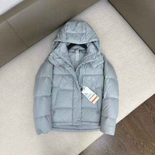 D112542泡芙女款冬季保暖连帽五格羽绒服 商品图4