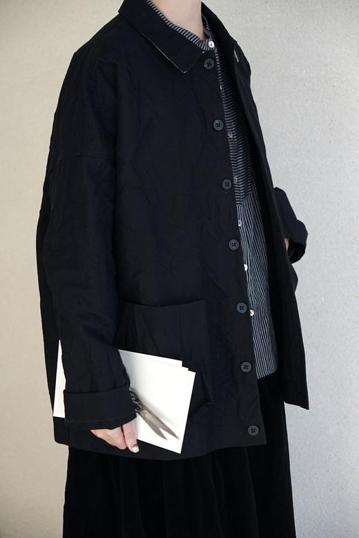 Album di famiglia U4244褶皱肌理外套 商品图2