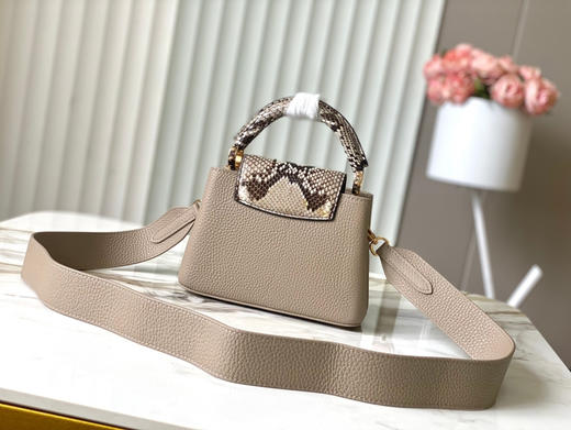 秋冬特惠💰1600 渠道级LV te级LV 全套包装 N81258/M48865淡咖 本款 Capucines 迷你号手袋 商品图2