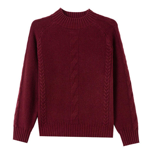 CC半高领毛衣女士短款秋冬2025新款洋气厚款上衣针织打底衫 商品图4