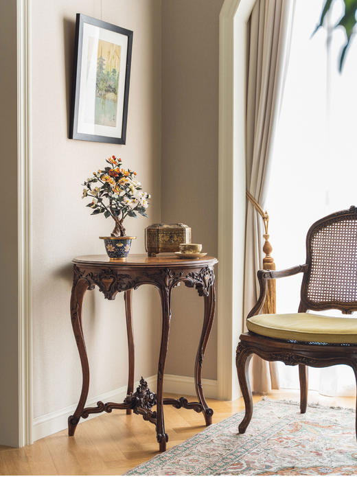 【已售】独角鹿西洋古董20世纪中国创汇时期出品宝相花纹样景泰蓝盆装饰「傲霜玉茗」珍宝像生盆景 商品图0