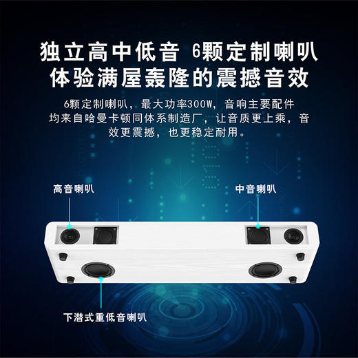 源头厂家立体环绕声霸木质回音壁音箱 3D家庭影院K歌音响（清货） 商品图3