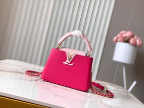 秋冬特惠💰1530 渠道级LV 新品 te级LV 全套包装  M21689/M48865玫红拼链条款