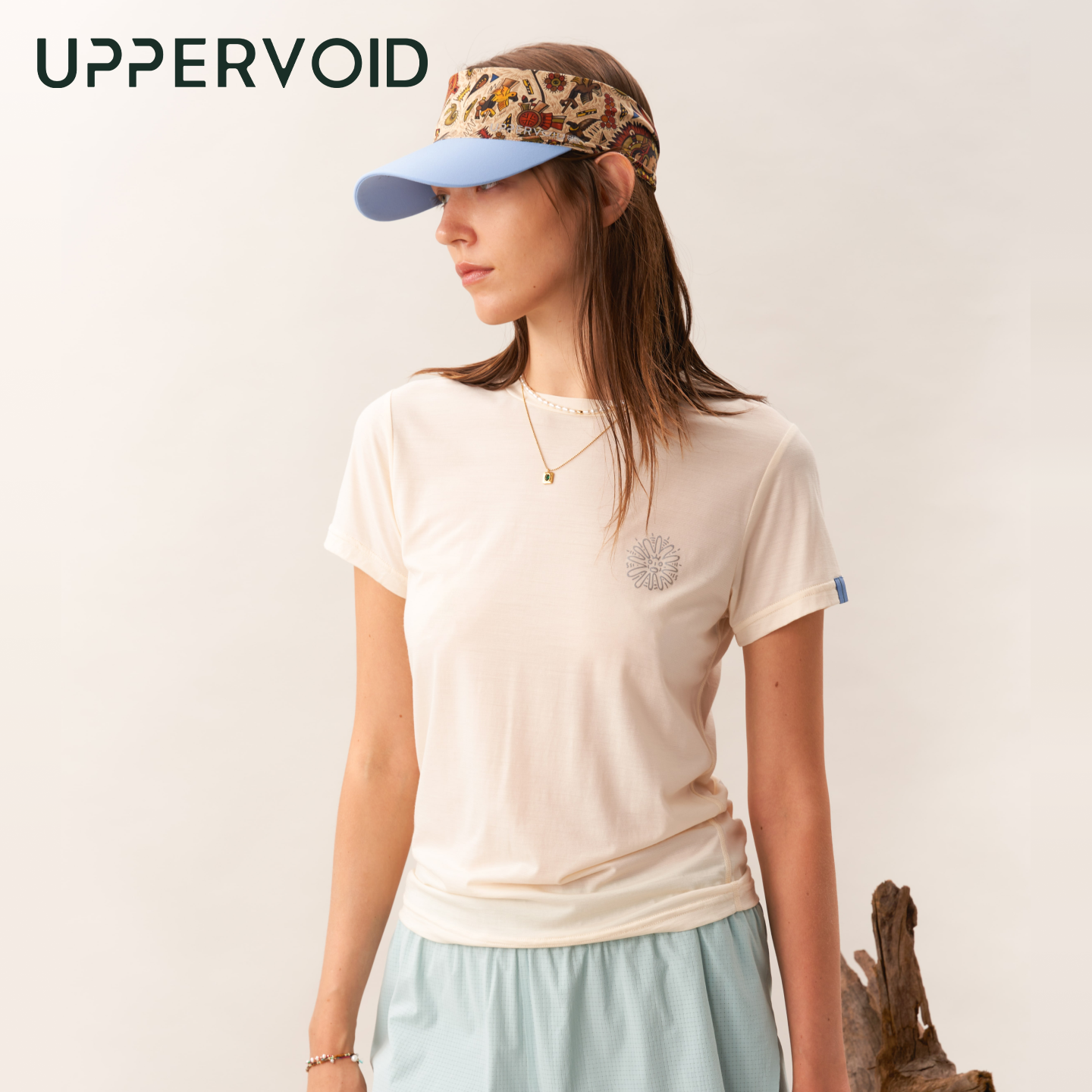 IDA羊毛T恤户外吸湿排汗短袖上衣透气女款维UPPERVOID二普纬度