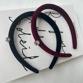 高级柔软细腻丝绒闪钻发箍-纪念日百货门店同款167643825