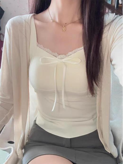 <曾小咸推荐> 德绒蝴蝶结保暖背心 日常88  商品图3