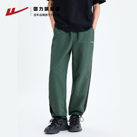 回力裤子男款新款宽松纯棉束脚运动长裤加绒男士休闲裤