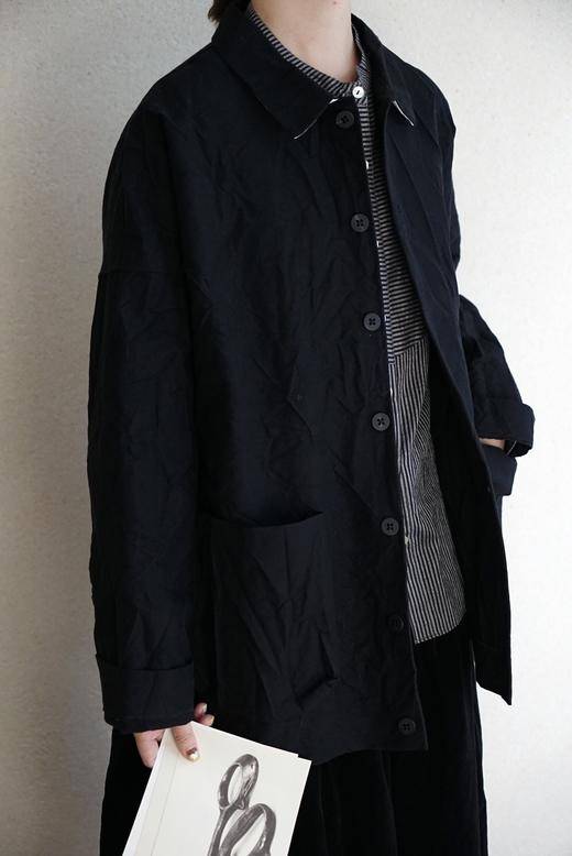 Album di famiglia U4244褶皱肌理外套 商品图0