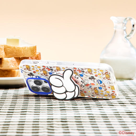 【迪士尼早餐】米奇大拇指 MAGSAFE磁吸 Round圆啪嗒系列 白色 商品图1