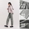 森马休闲裤女春季松紧腰质感肌理宽松阔腿工装裤抽绳女士垂感长裤 商品缩略图3