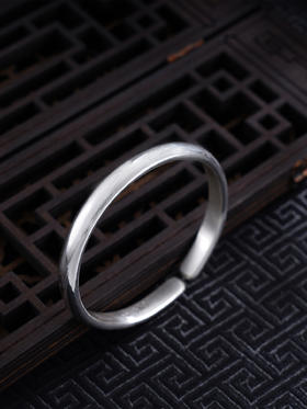 【日月同辉】子佩集S999银手工手镯原创设计【55031125】2407