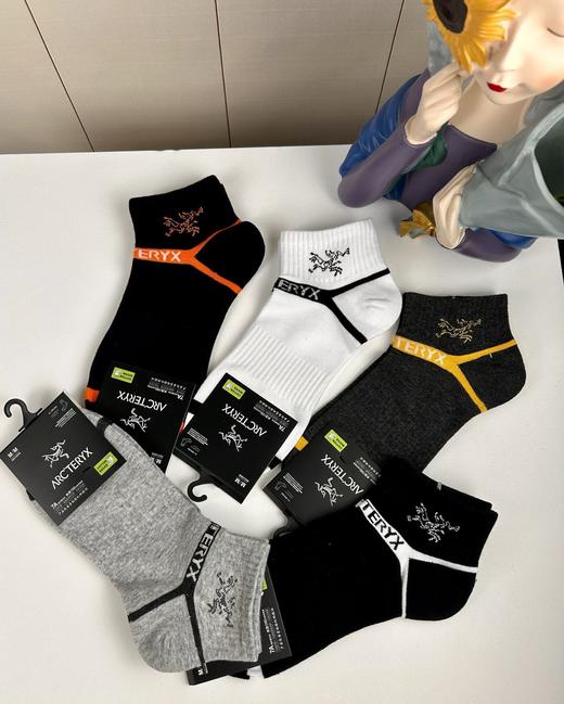 D112577一包十双装精梳棉耐磨耐穿男女同款低帮短袜 商品图2