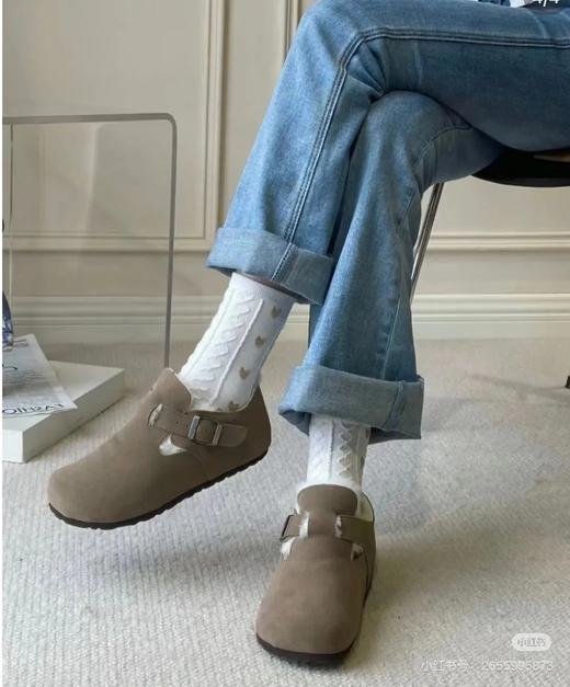 羊毛全包勃肯鞋，恰到好处的温暖，巴适得嘞 商品图3