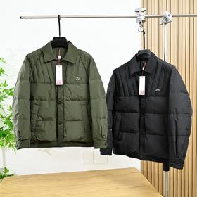 D112514冬季新款简约纯色夹克翻领羽绒服案款