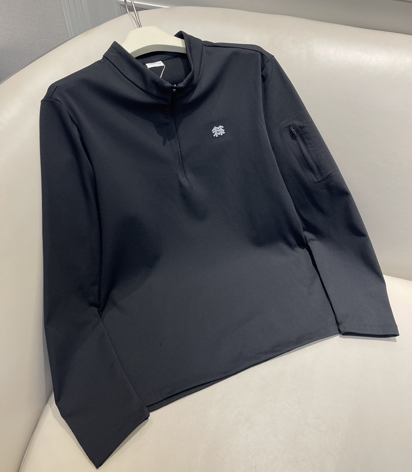 原单正品科隆半拉链长袖打底衫112502