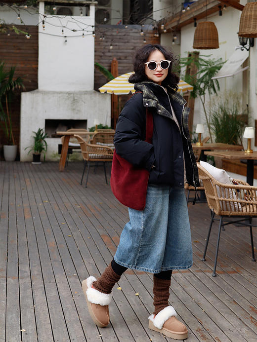 羽绒节 【2件立减30，3件立减50，4件立减80】【板娘同款 短款羽绒服】格子复古时尚 很有年轻活力气息~湖州仓 商品图6