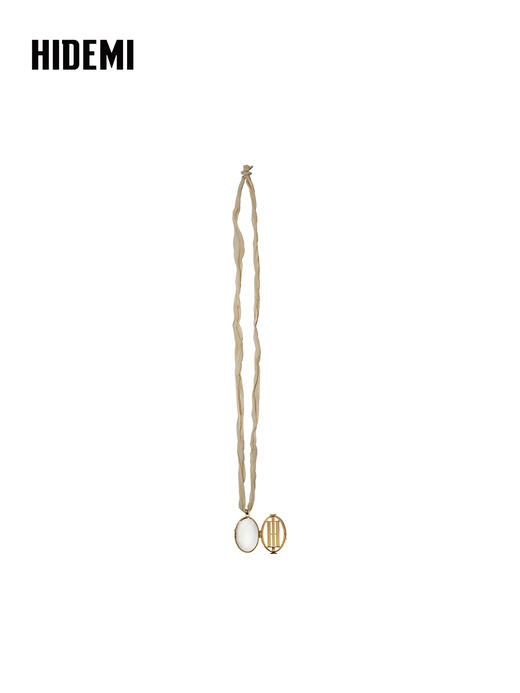 HIDEMI 大秀款限定logo系列镀金镂空镜子项链长项链 商品图13