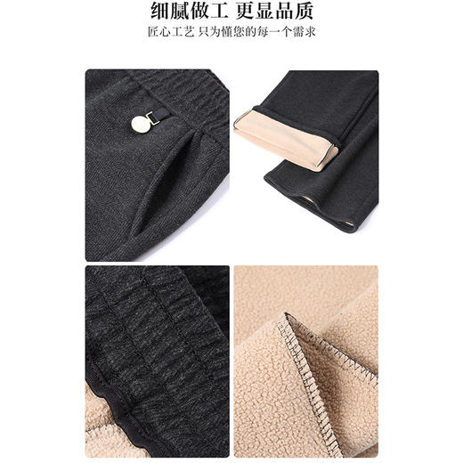 【细腻做工❗️更显品质】妈妈春秋裤子2025新款秋冬阔腿裤中老年女裤加绒加厚奶奶毛呢长裤。ja 商品图1