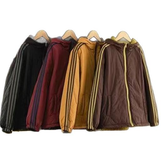 两面穿连帽棉服外套潮2025韩版时尚休闲减龄拼色棉衣 商品图4