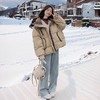 短款撞色棉服女冬季新款小个子时尚加厚棉衣棉袄面包服外套 商品缩略图4