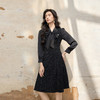 2025年春季新款大码女装温柔拼接裙子胖妹妹洋气通勤连衣裙9951856953 商品缩略图4