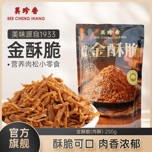 美珍香金酥脆（肉酥）250g酥脆可口熟肉制品内含独立小包装新加坡 商品图0