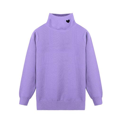 迪士尼女童高领打底衫秋冬2024新款儿童毛衣内搭洋气女孩秋季上衣 商品图8