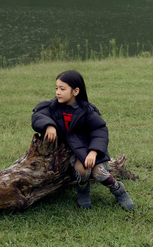 jnby   25年冬款  中长款羽绒服  1X0C10050 商品图3