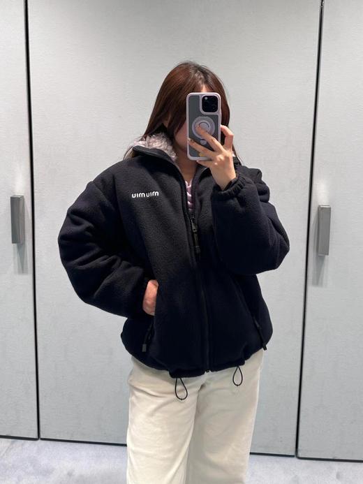 D112549秋冬外层深蓝抓绒内里摇粒绒羽绒服 商品图12