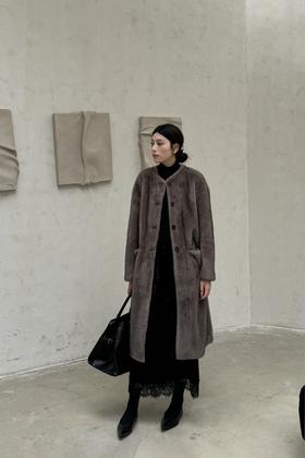 ELLA JADE 高级感时尚洋气皮草外套大衣 21278