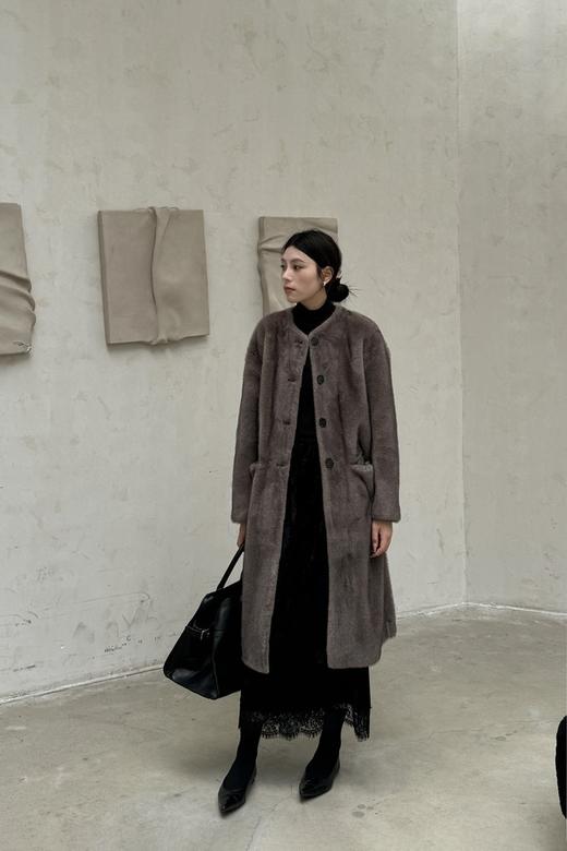 ELLA JADE 高级感时尚洋气皮草外套大衣 21278 商品图0