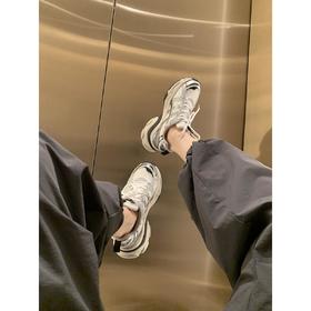 【牛皮版厚底系带休闲增高】运动轻便网红重工老爹鞋女超火