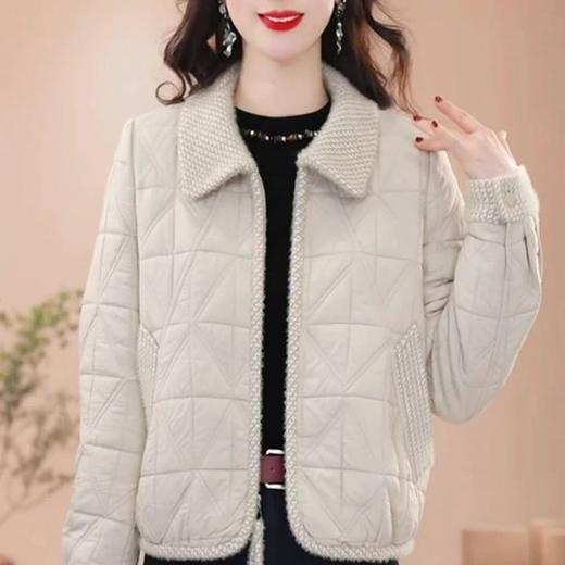 时尚气质百搭显瘦短款小香风棉服外套女冬季新款 商品图0