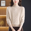 CC半高领毛衣女士短款秋冬2025新款洋气厚款上衣针织打底衫 商品缩略图2