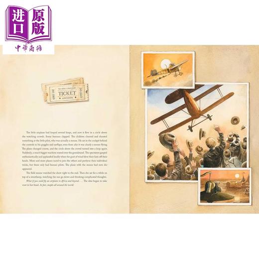 预售 【中商原版】插图文学本 小老鼠历险记系列 小田鼠埃尔哈特 Torben Kuhlmann Earhart 英文原版 儿童故事绘本 进口童书 精装 商品图2