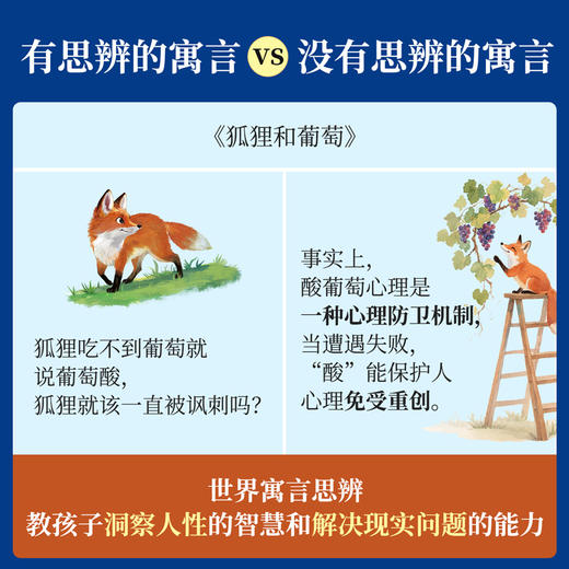 寓言来了！世界寓言里的思辨课（中小学思辨性阅读童书）全4册 商品图1