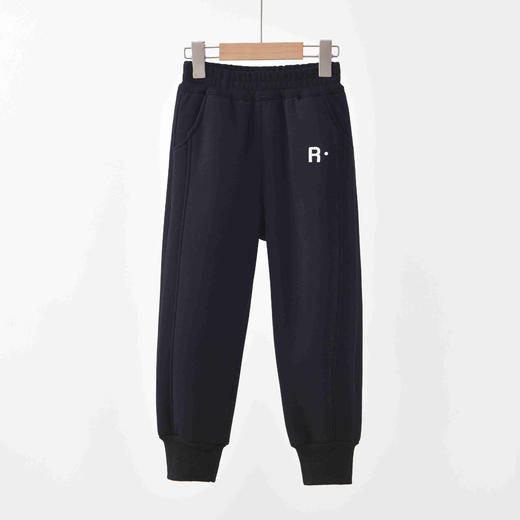 25年新款加绒加厚束脚防风儿童保暖御寒羊羔绒裤子 商品图6