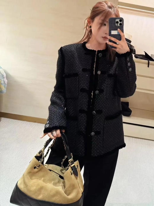 香奈儿 新款绳结呢子编织外套(TM) 商品图2