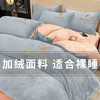 升级加密绒毛 撸猫式柔软体验 冬季加绒牛奶绒床上四件套2025新款高级感珊瑚绒加厚加绒床单被罩 商品缩略图4