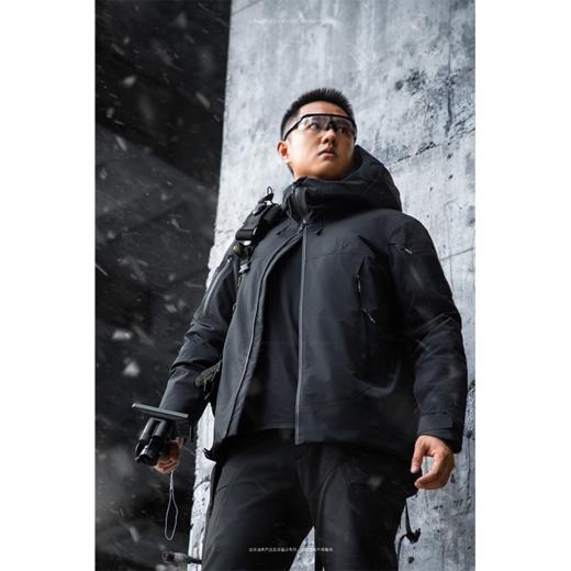 【龙牙上新】龙牙战之炽鲨战术连帽羽绒服 商品图1