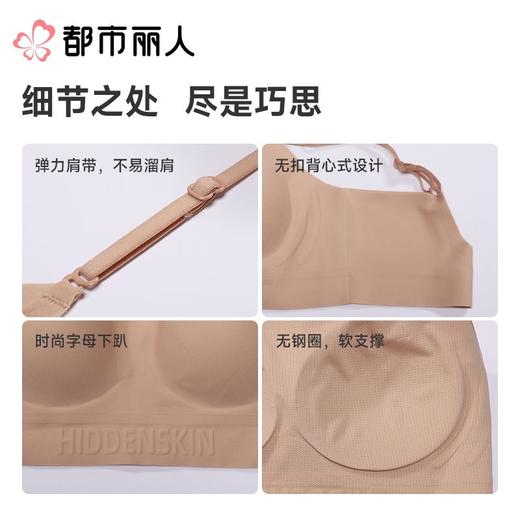 都市丽人女士内衣泳布VBRA文胸无钢圈无LBC6N2 商品图4