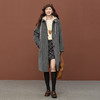 【11/26新品】熙世界可拆卸针织连帽毛呢大衣女2025冬季新款中长款羊毛呢子外套 商品缩略图3