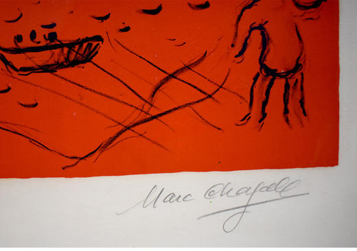 独角鹿西洋古董1969年法国出品《L'Arc-En-Ciel 彩虹》限量彩色石版画 商品图6