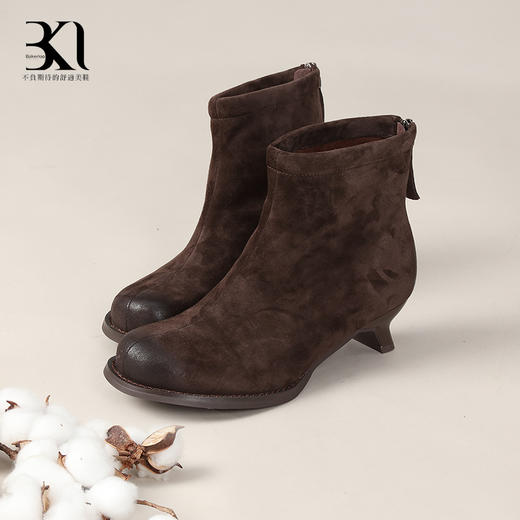 BAKERLOO女鞋圆头擦色小跟鞋HD212 商品图0