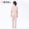 都市丽人女士睡衣纯棉单面家居服短袖长裤棉质套装LHC0A8 商品缩略图3