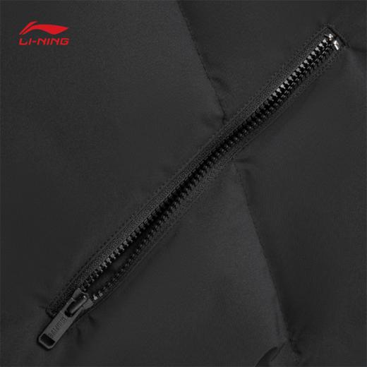 李宁反伍BADFIVE男子防泼水保暖宽松鸭绒短羽绒服AYMV129 商品图6