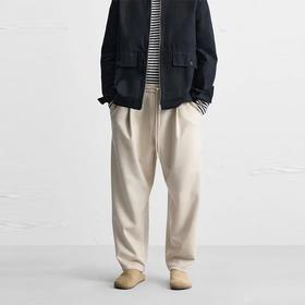 加绒加厚裤子冬季男女秋冬男士潮流直筒宽松休闲休闲裤长裤 款号