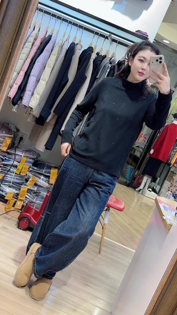 【爆款推荐】【软 发热绒保暖】水淼2025冬新款百搭显瘦发热绒打底衫1882 商品图6